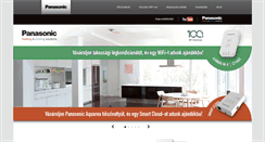 Desktop Screenshot of panasonicaquarea.hu